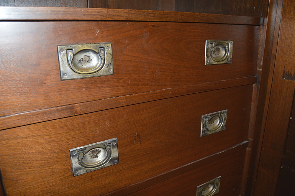 19th Century French Rococo Style Walnut Armoire