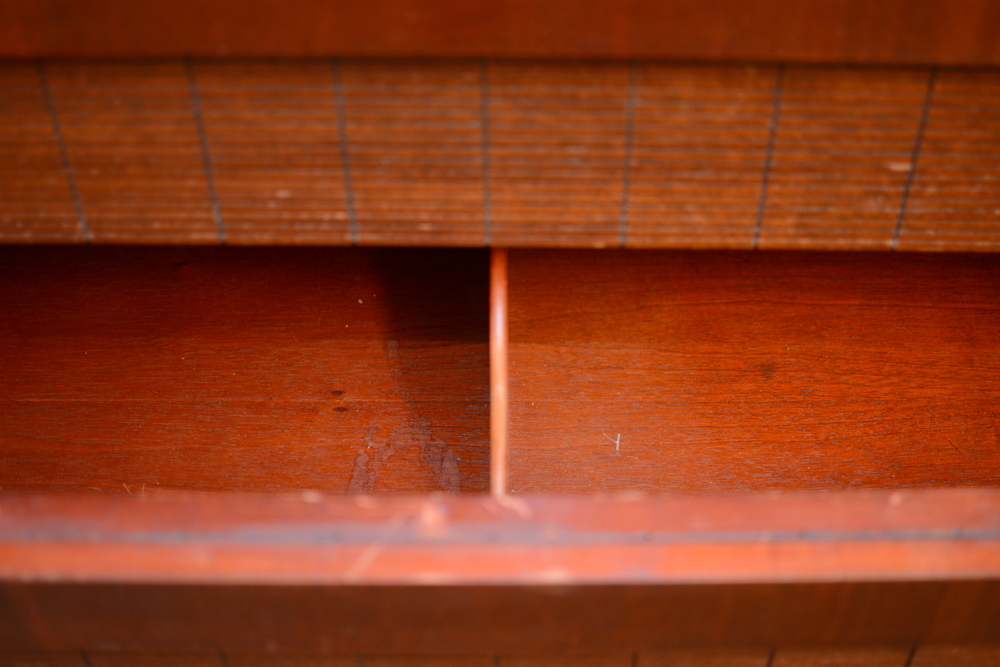 Vintage Five-Drawer Chest and Night Stand in the Modern Style