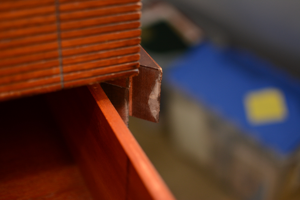 Vintage Five-Drawer Chest and Night Stand in the Modern Style