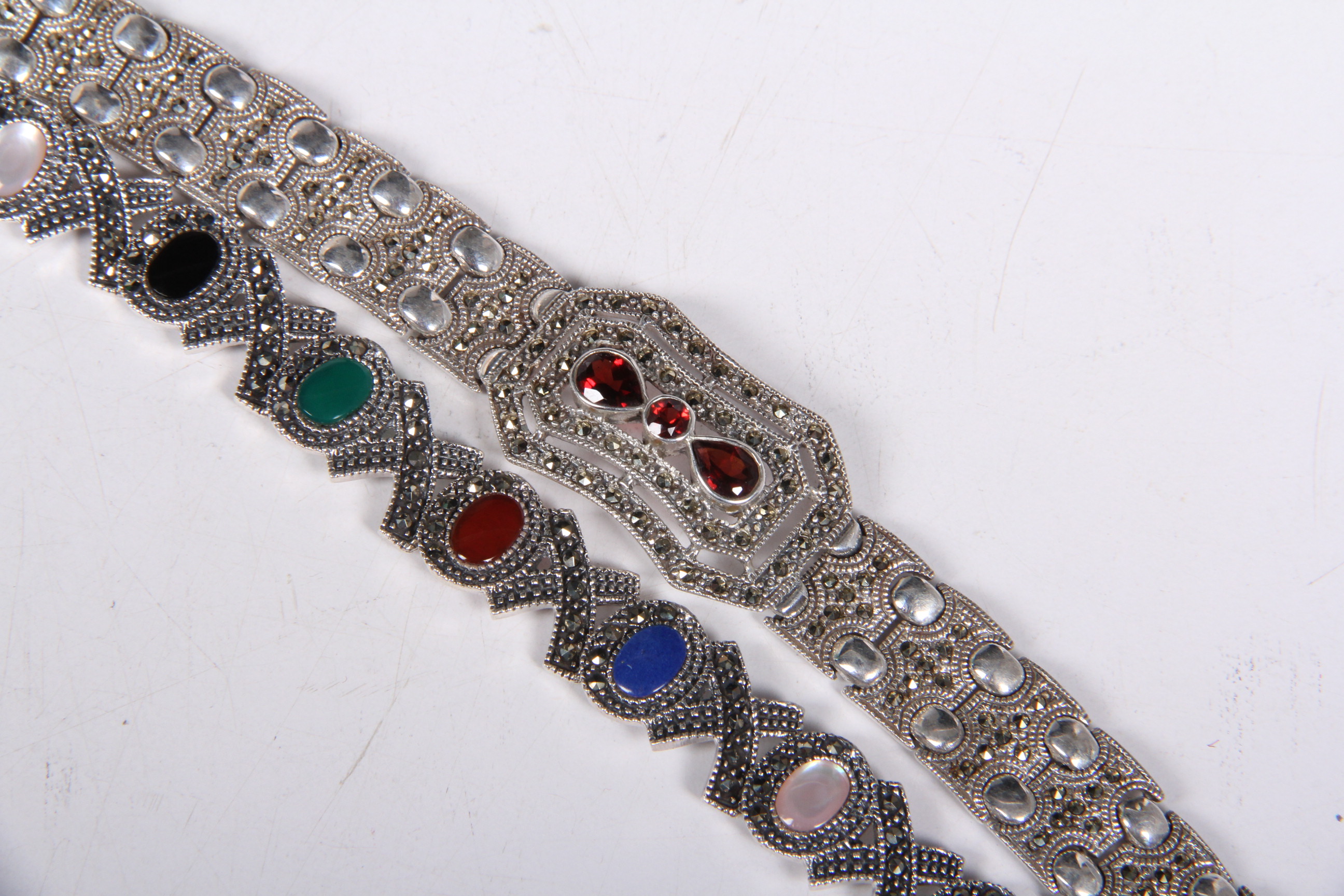 Sterling Silver and Marcasite Jewelry Selection