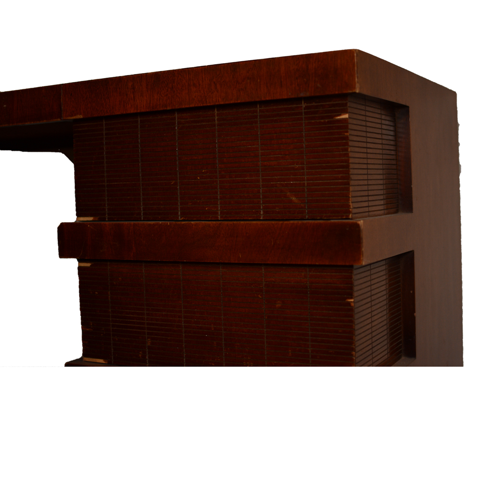 Modern Three Drawer Wooden Desk