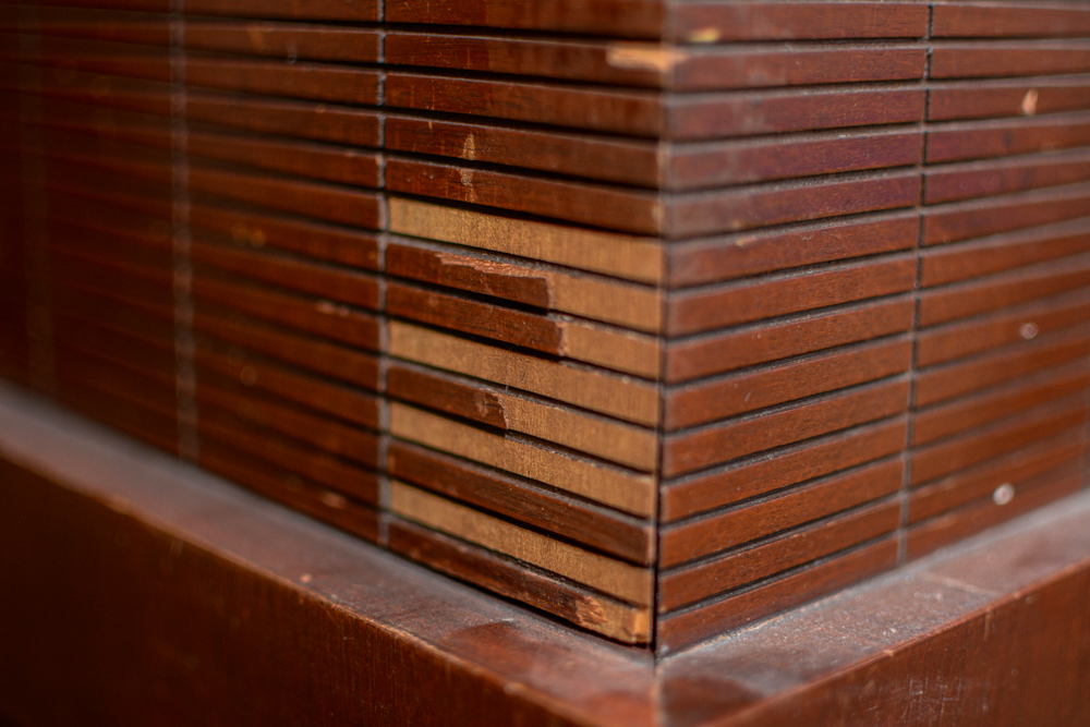 Modern Three Drawer Wooden Desk