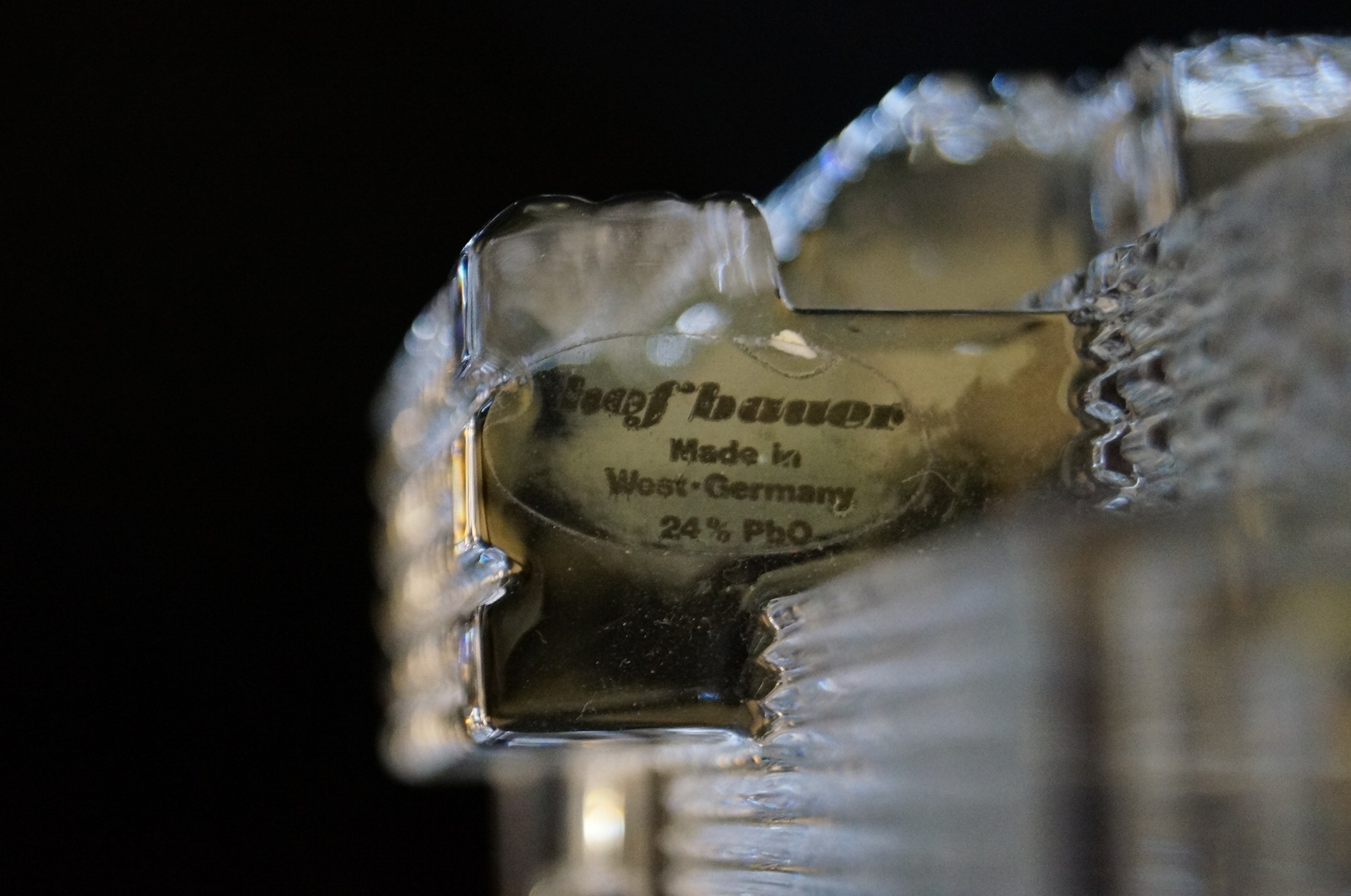 Vintage Hofbauer New York Skyline Crystal Figurine