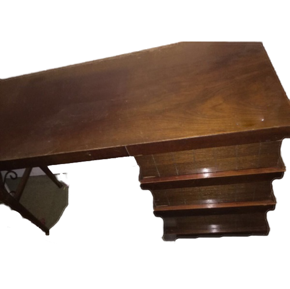 Modern Three Drawer Wooden Desk