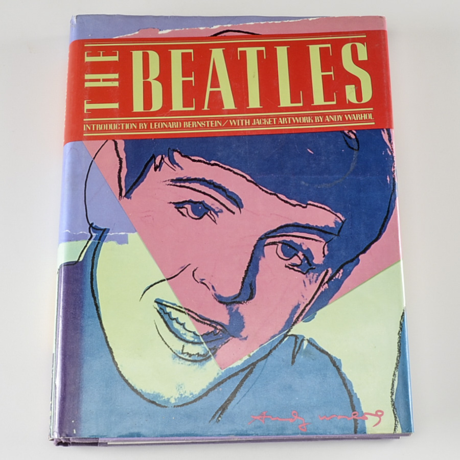 A1980 The Beatles Biography Hardcover Book with Andy Warhol Cover Art