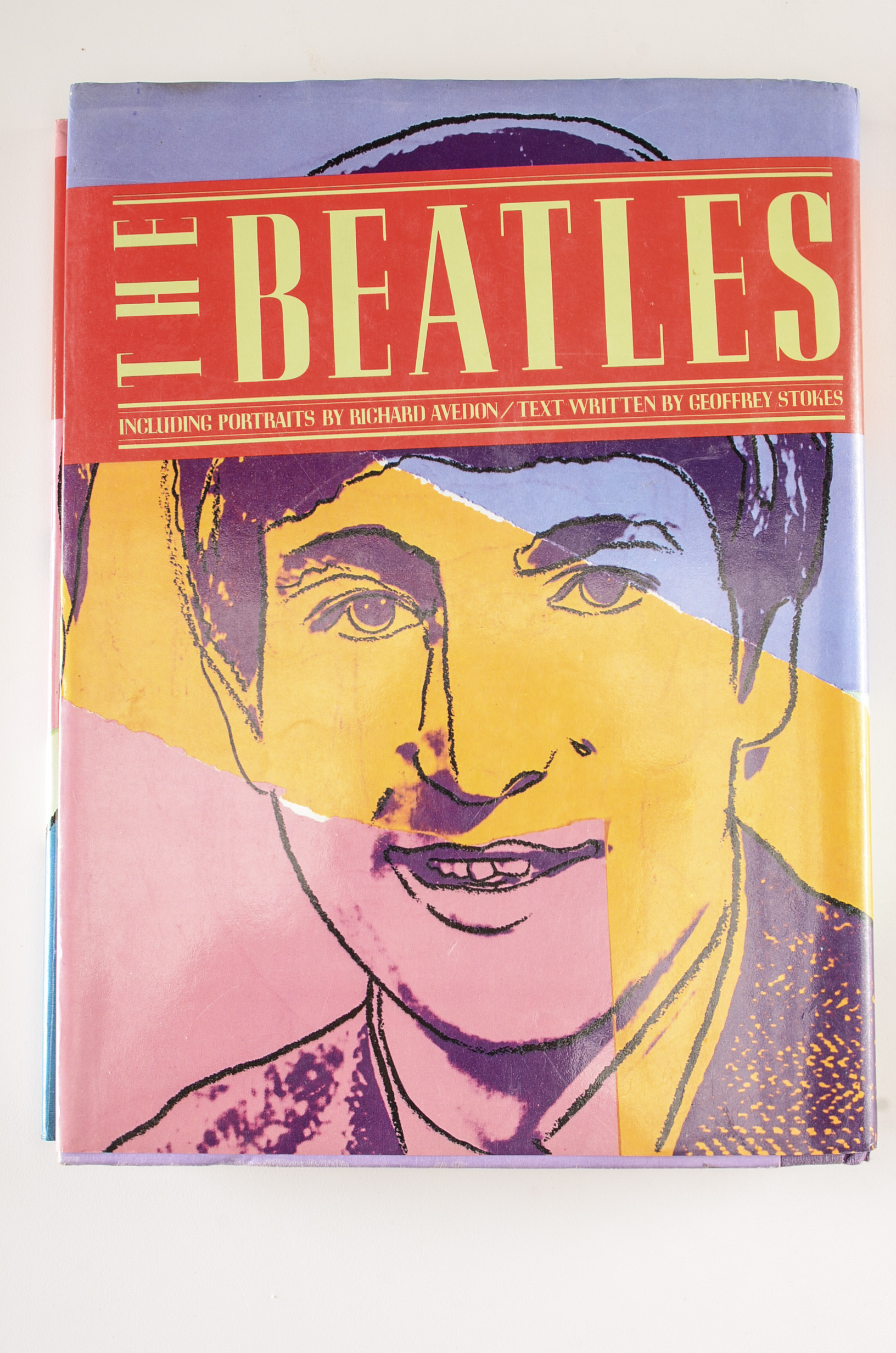 A1980 The Beatles Biography Hardcover Book with Andy Warhol Cover Art