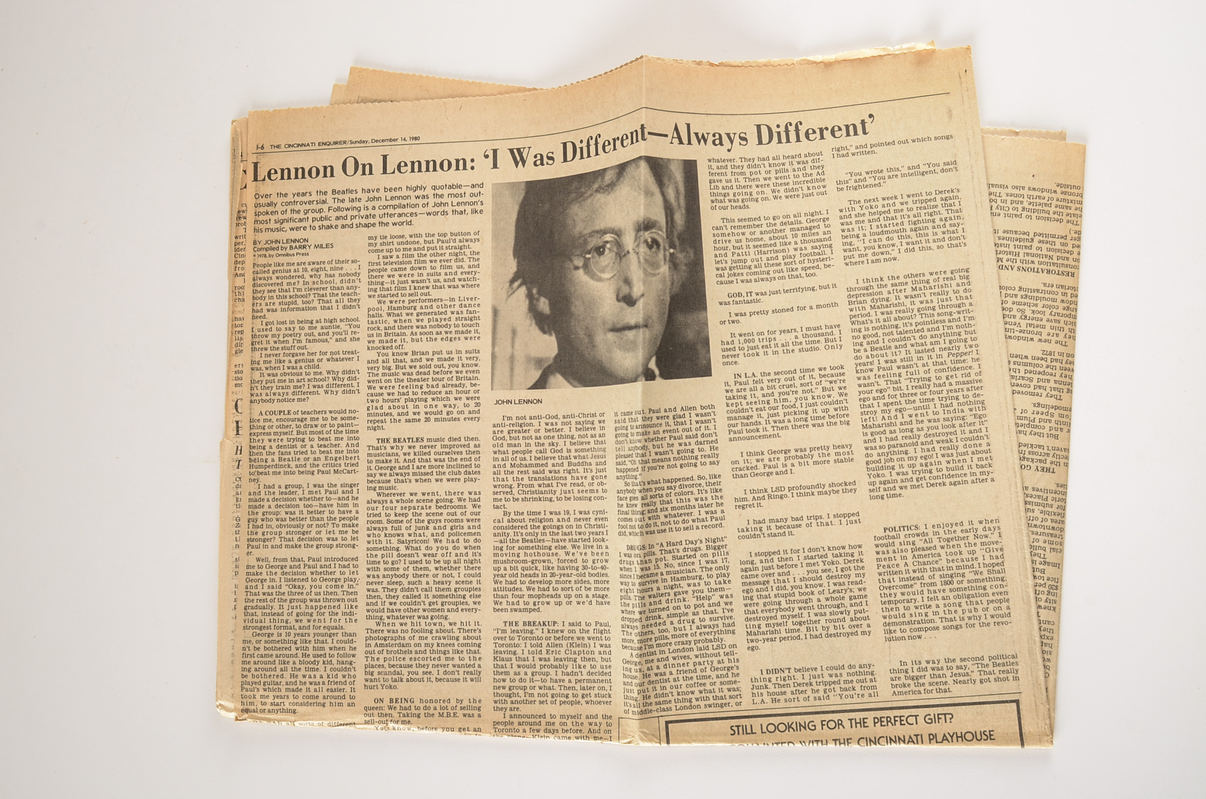 A1980 The Beatles Biography Hardcover Book with Andy Warhol Cover Art