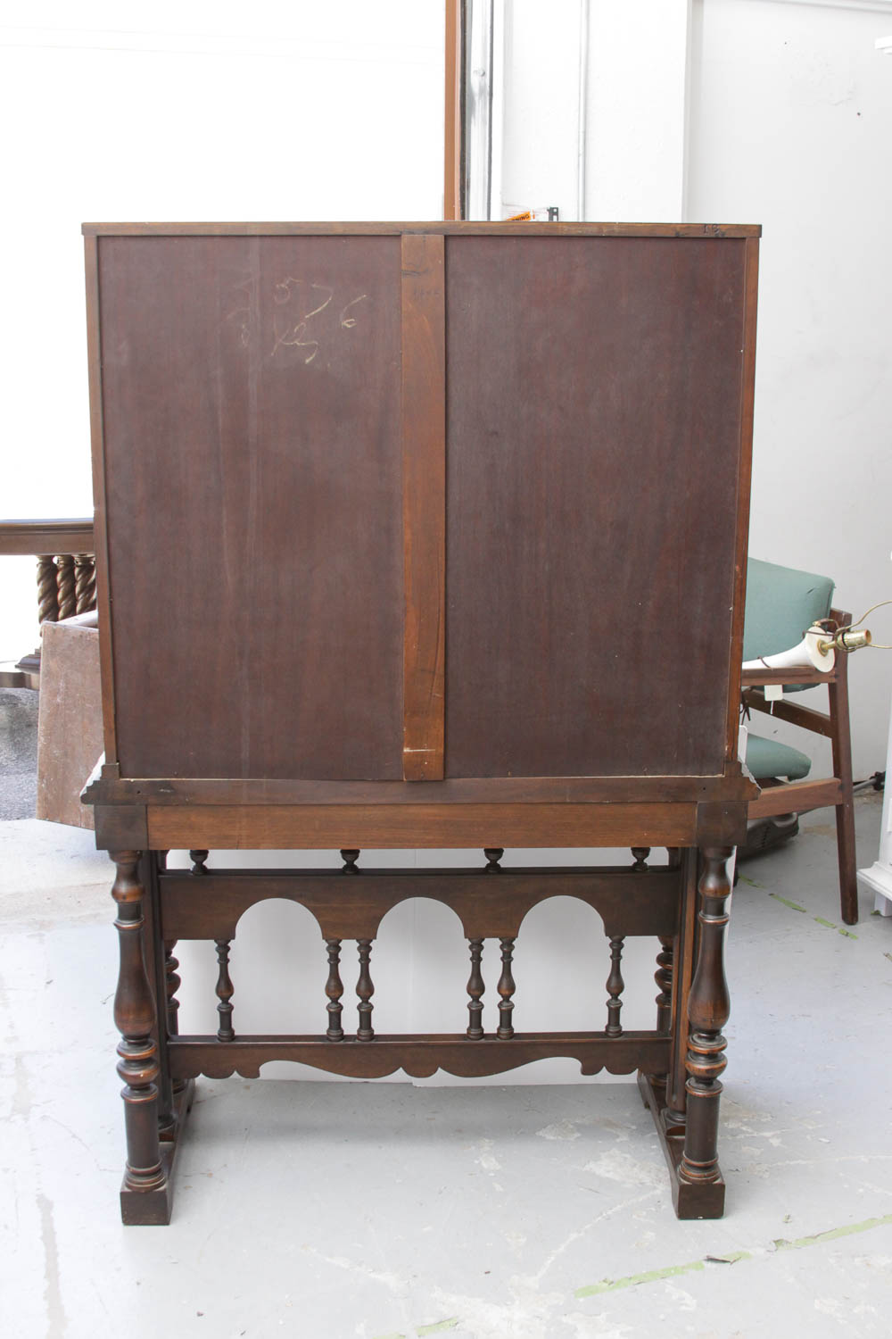 Spanish Revival Vargueño-Like Cabinet from Berkey & Gay