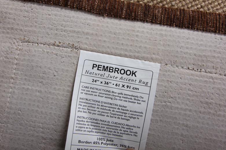 Pembrook Natural Jute Accent Rug