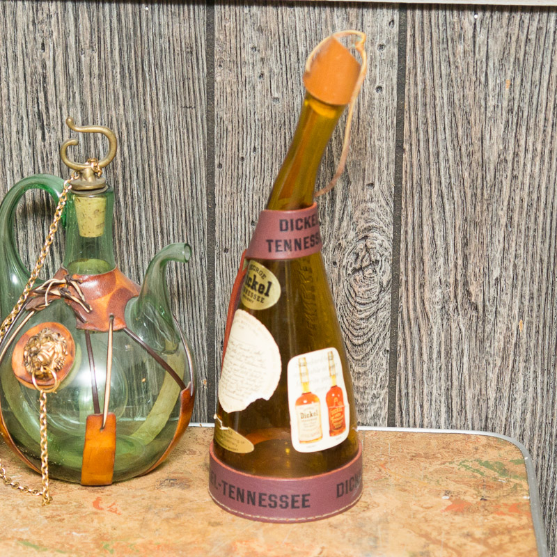 Vintage Decanter and Drinking Decor Assortment