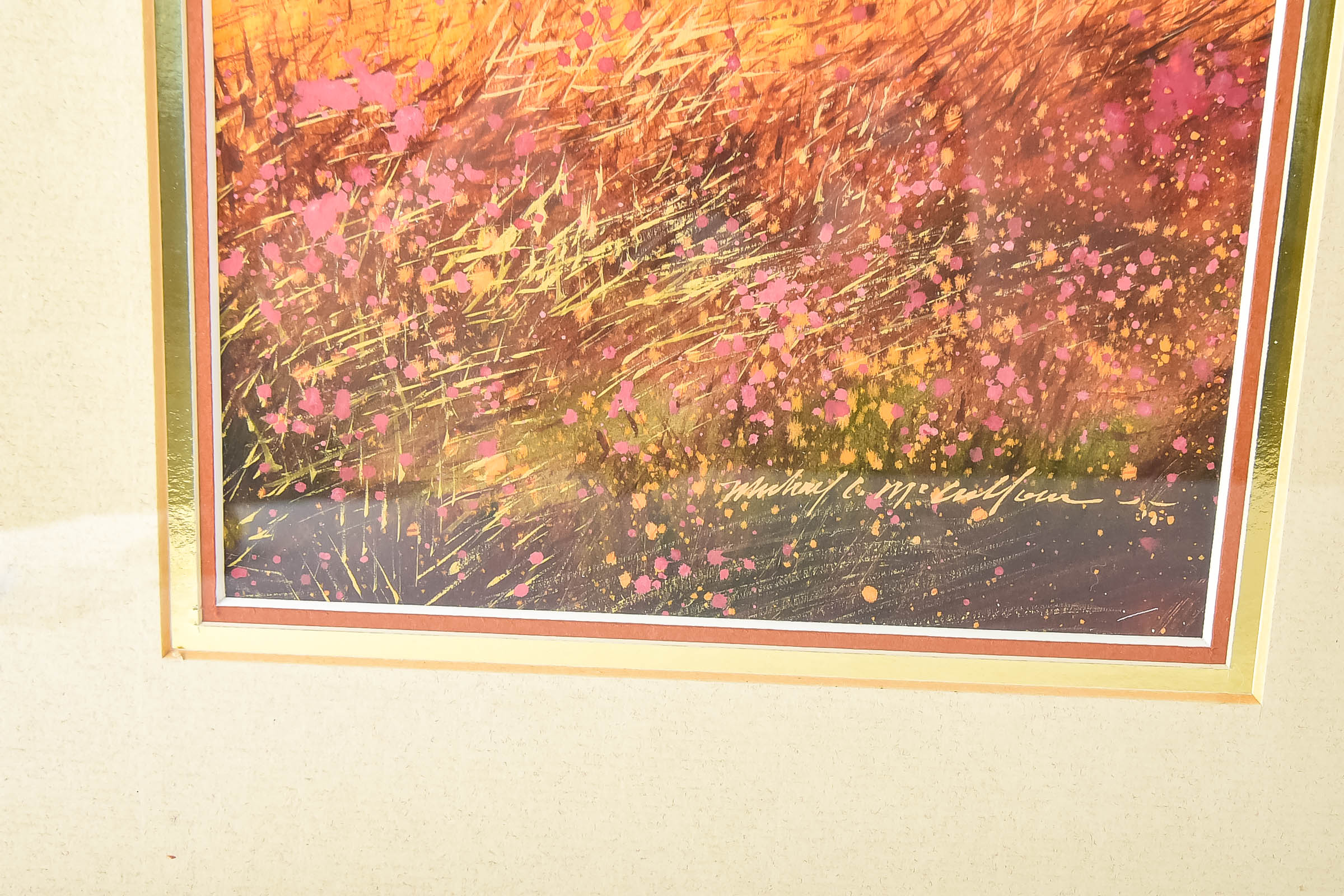 Michael C. McCullough Watercolor with Tipis