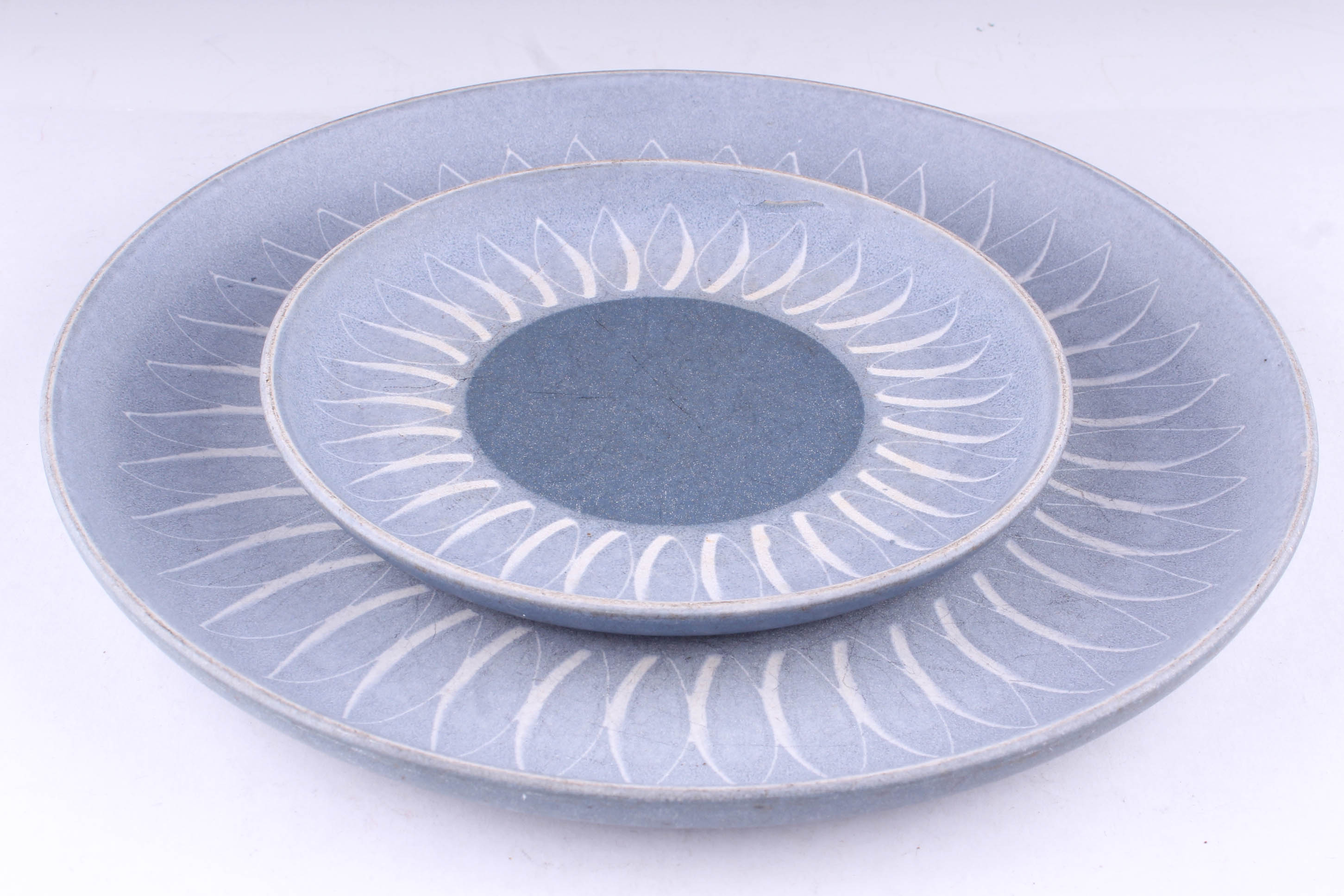Vintage Denby 'Echo Blue' Dinnerware Set