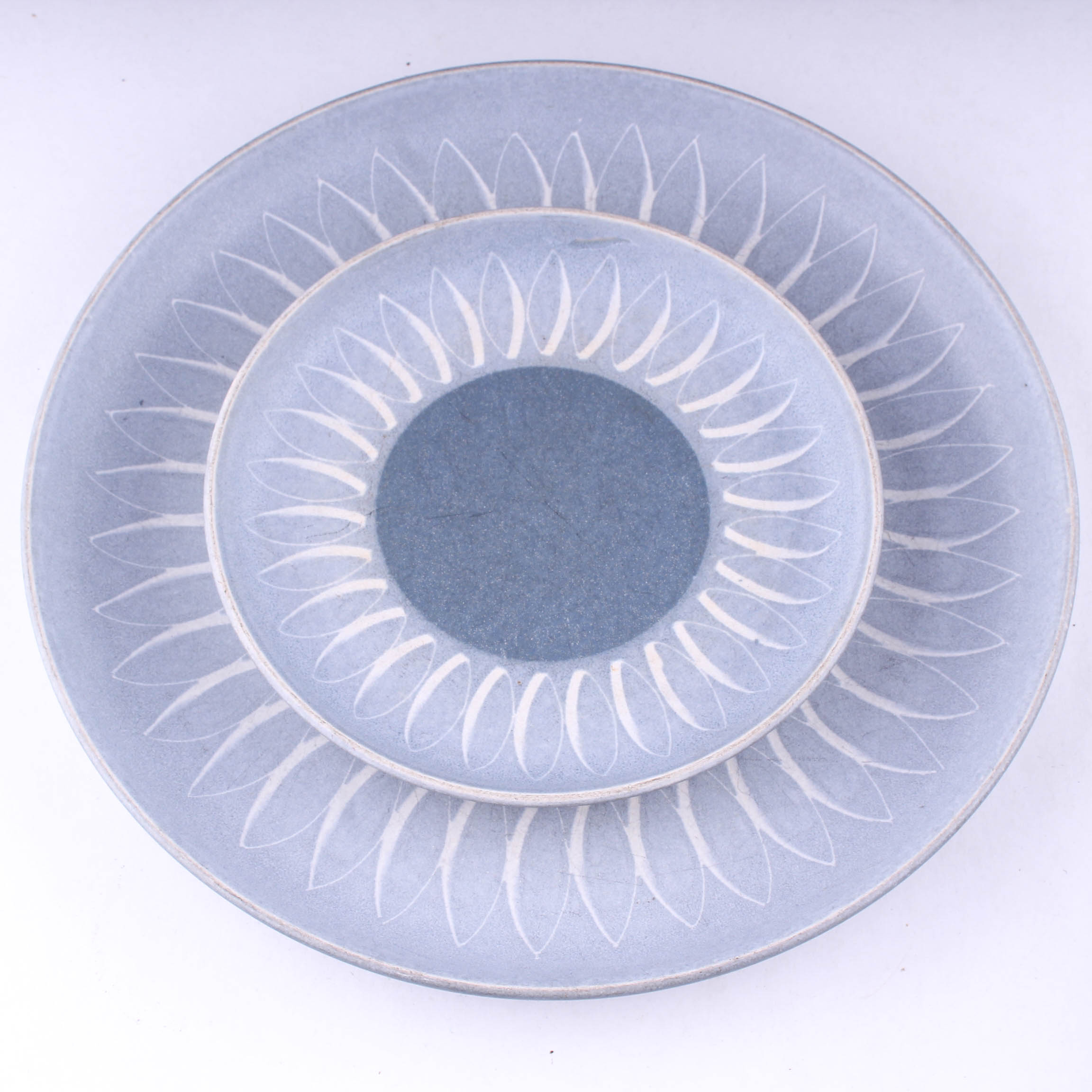 Vintage Denby 'Echo Blue' Dinnerware Set