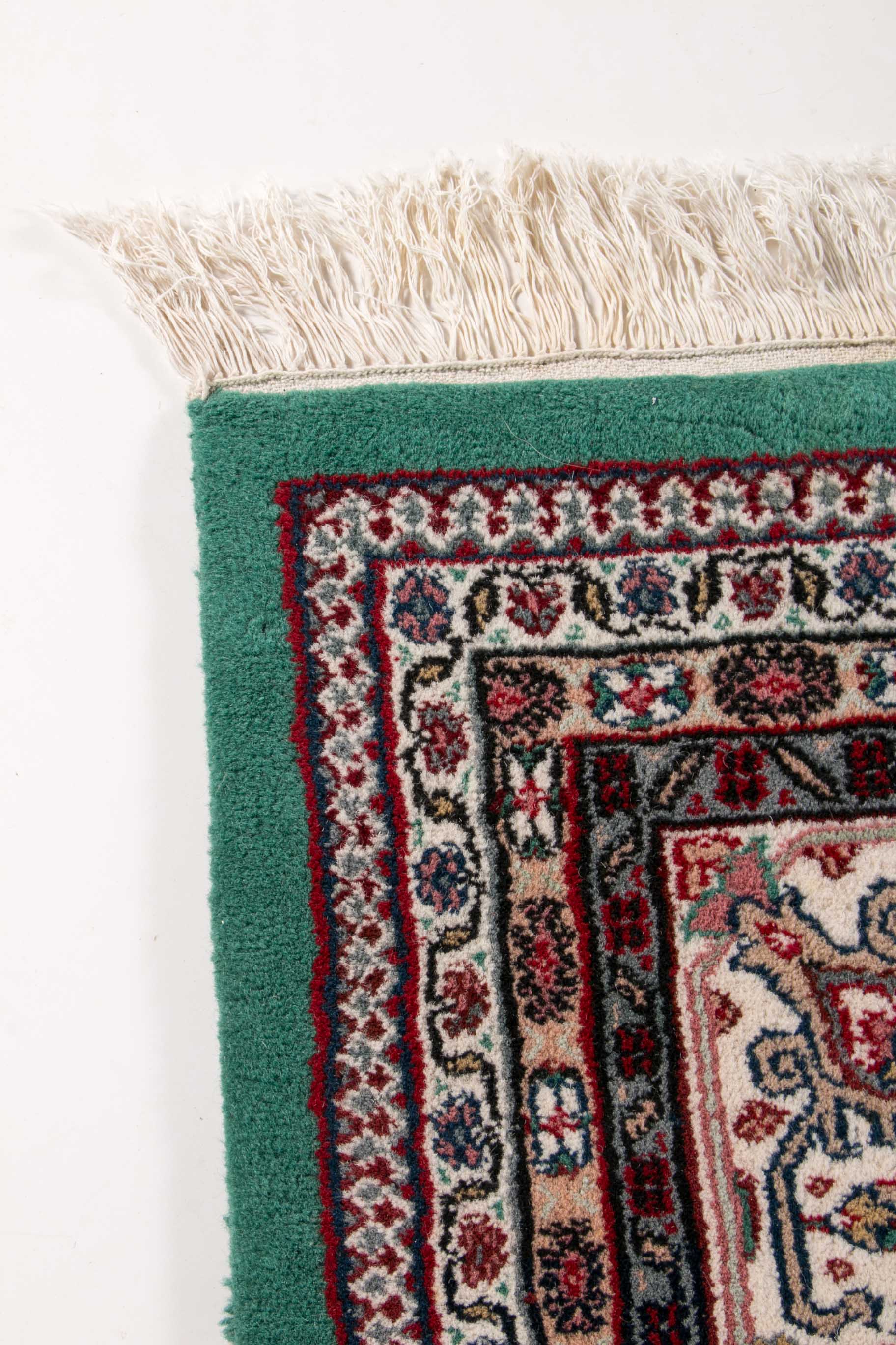 Large Handmade Indo-Bidjar Wool Area Rug