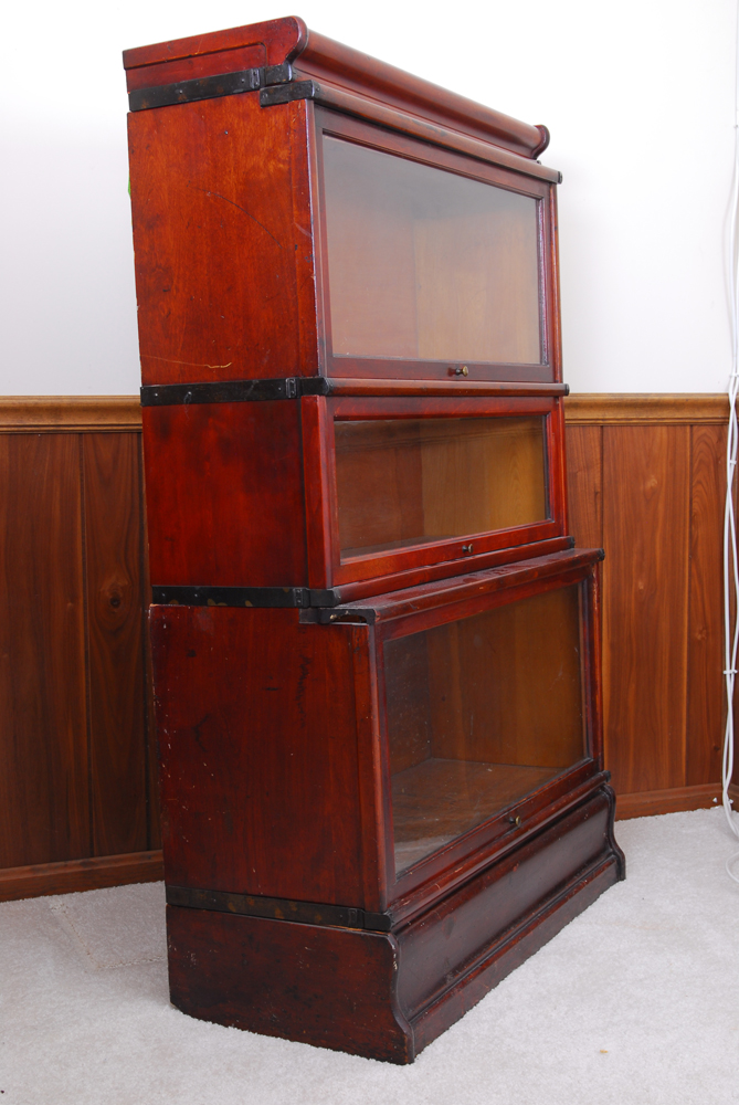 Globe-Wernicke Mahogany Sectional Bookcase