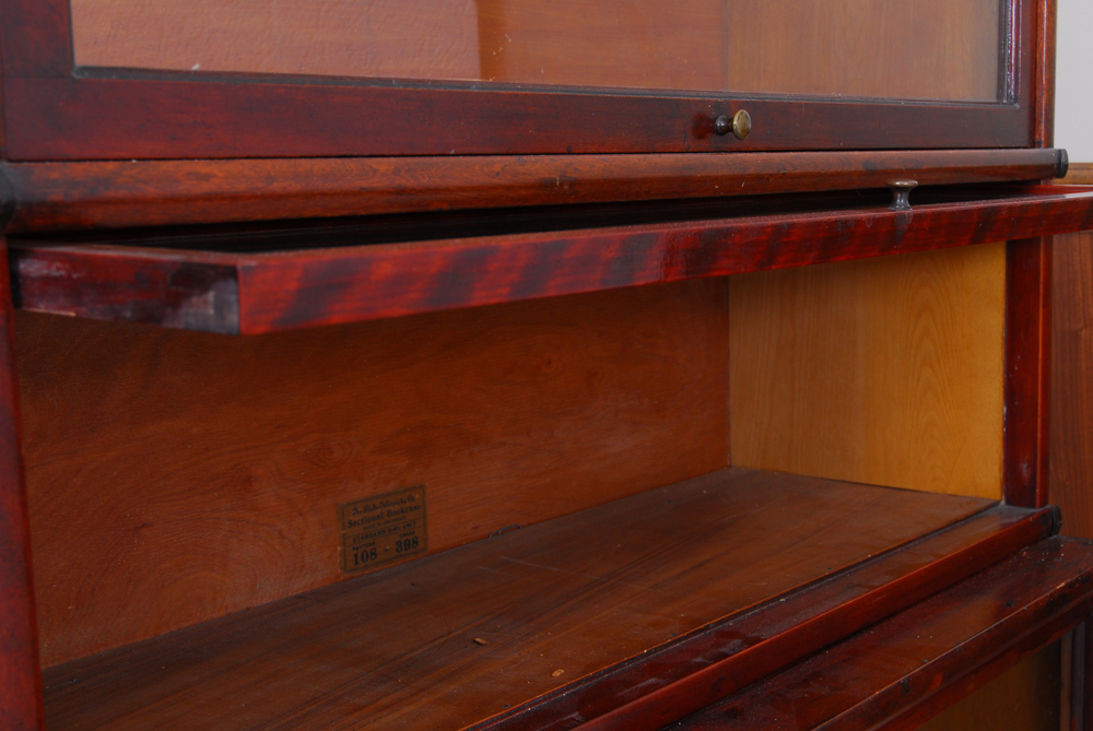 Globe-Wernicke Mahogany Sectional Bookcase