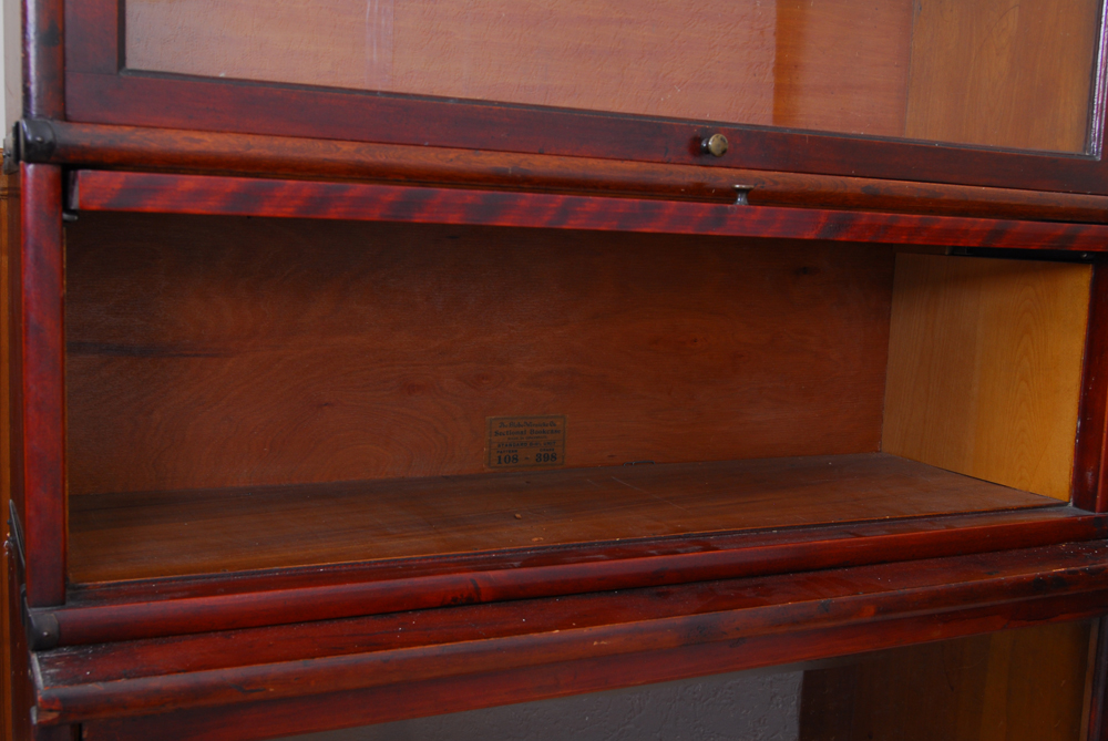 Globe-Wernicke Mahogany Sectional Bookcase