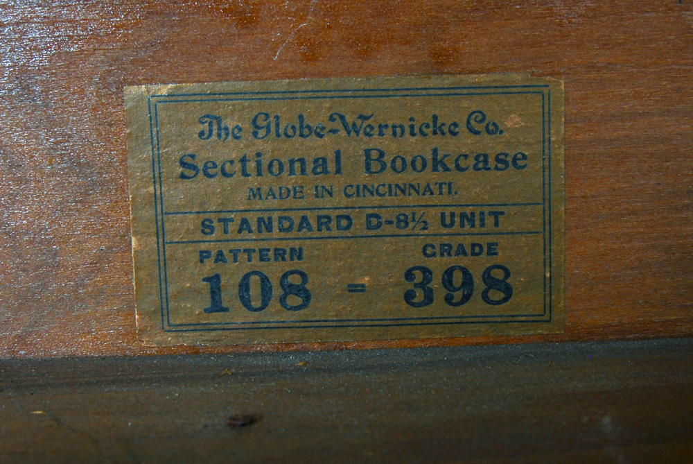 Globe-Wernicke Mahogany Sectional Bookcase