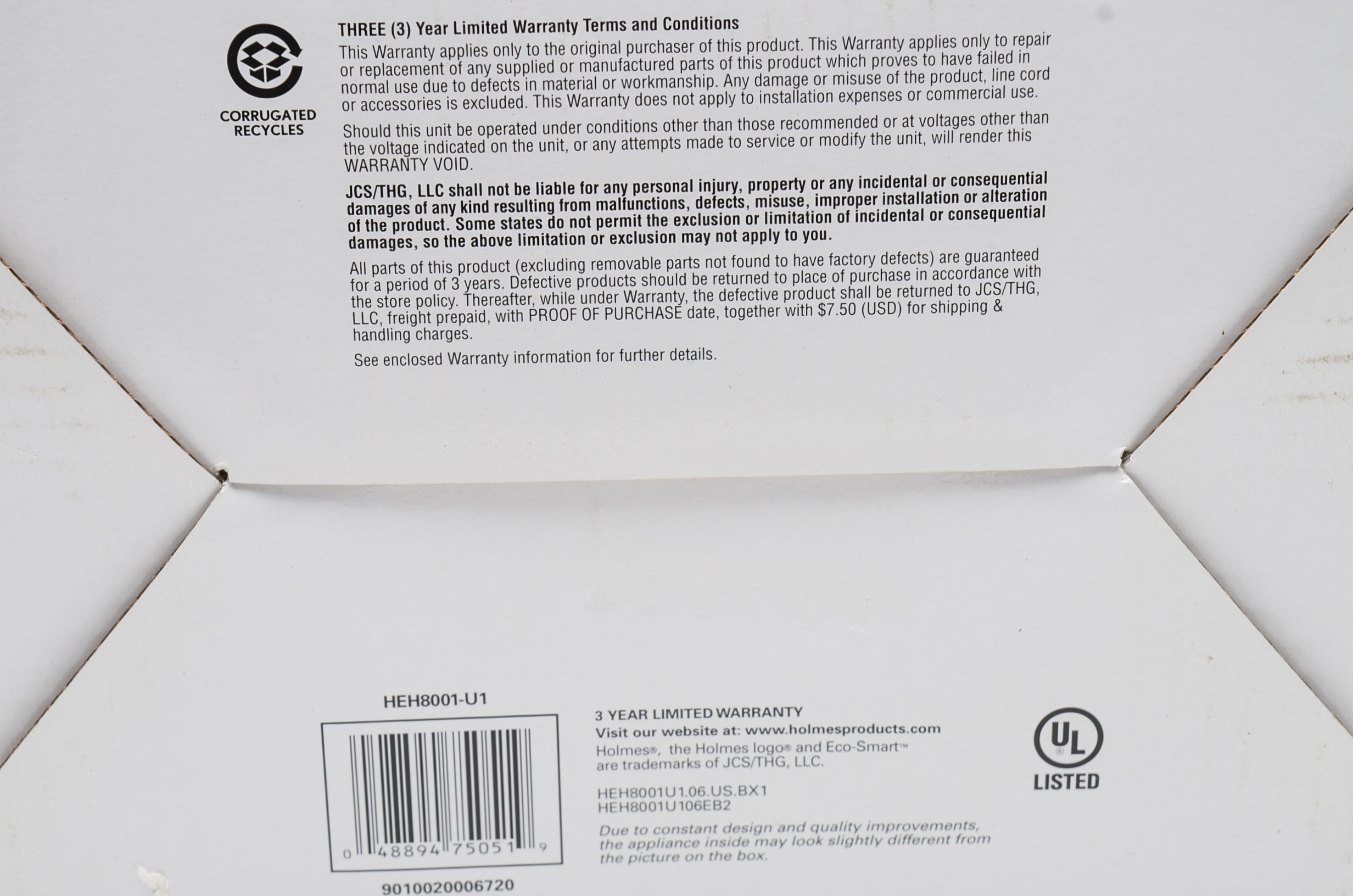 Holmes Energy Efficient Heater Fan