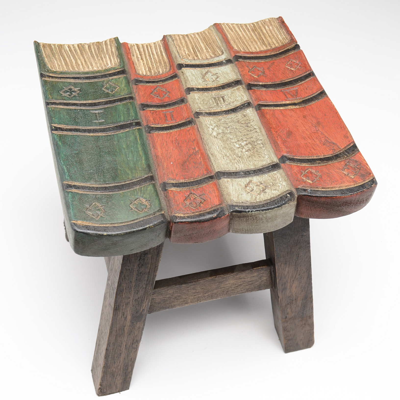 Oak Table Top Case and Small Bench