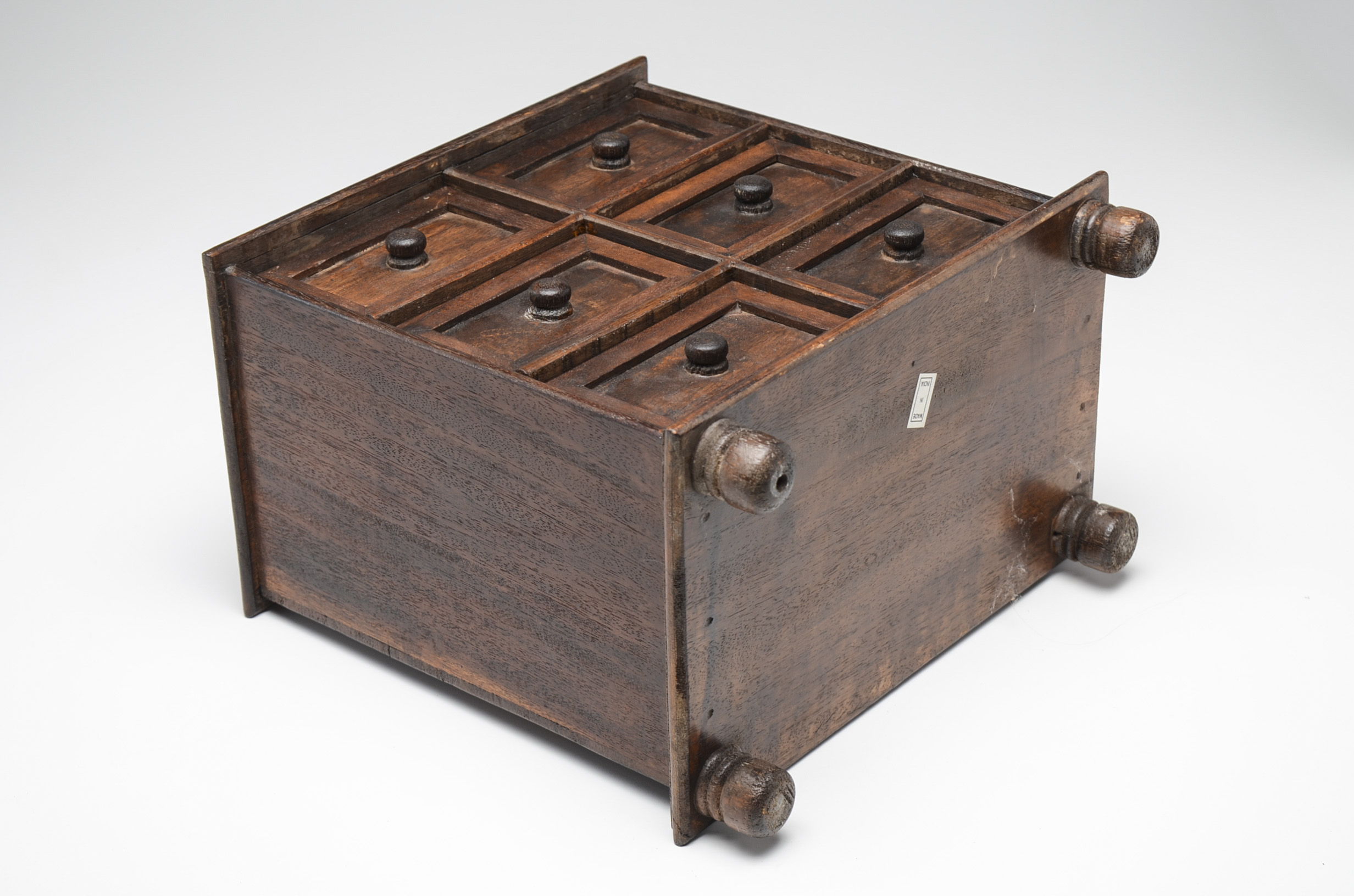 Oak Table Top Case and Small Bench