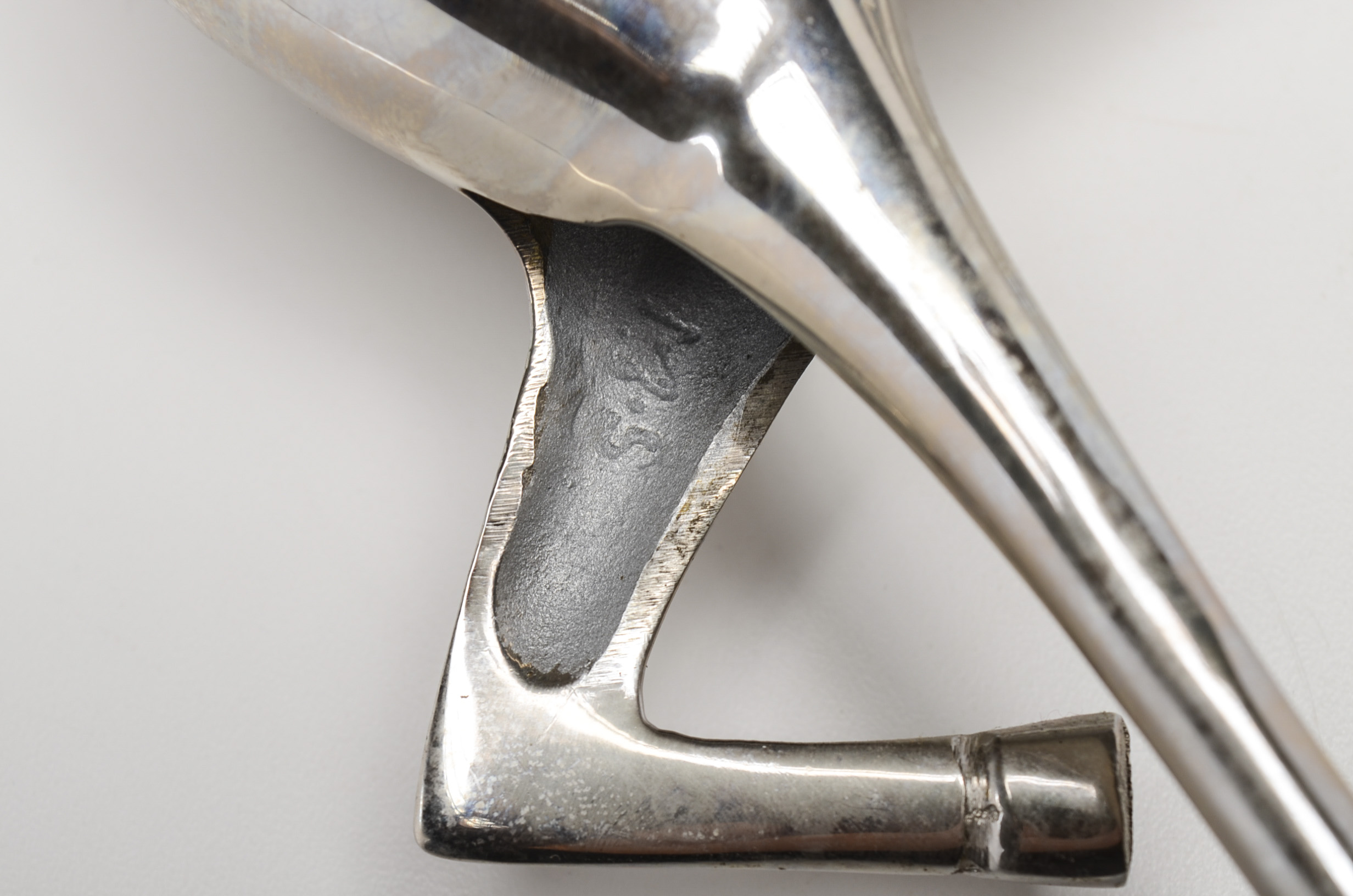 Two Silver Tone Deer Candle Holders