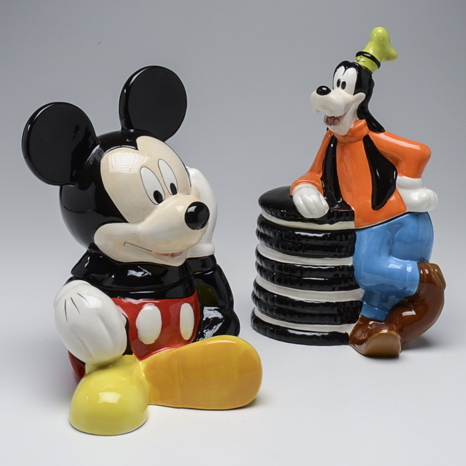 Two Disney Cookie Jars