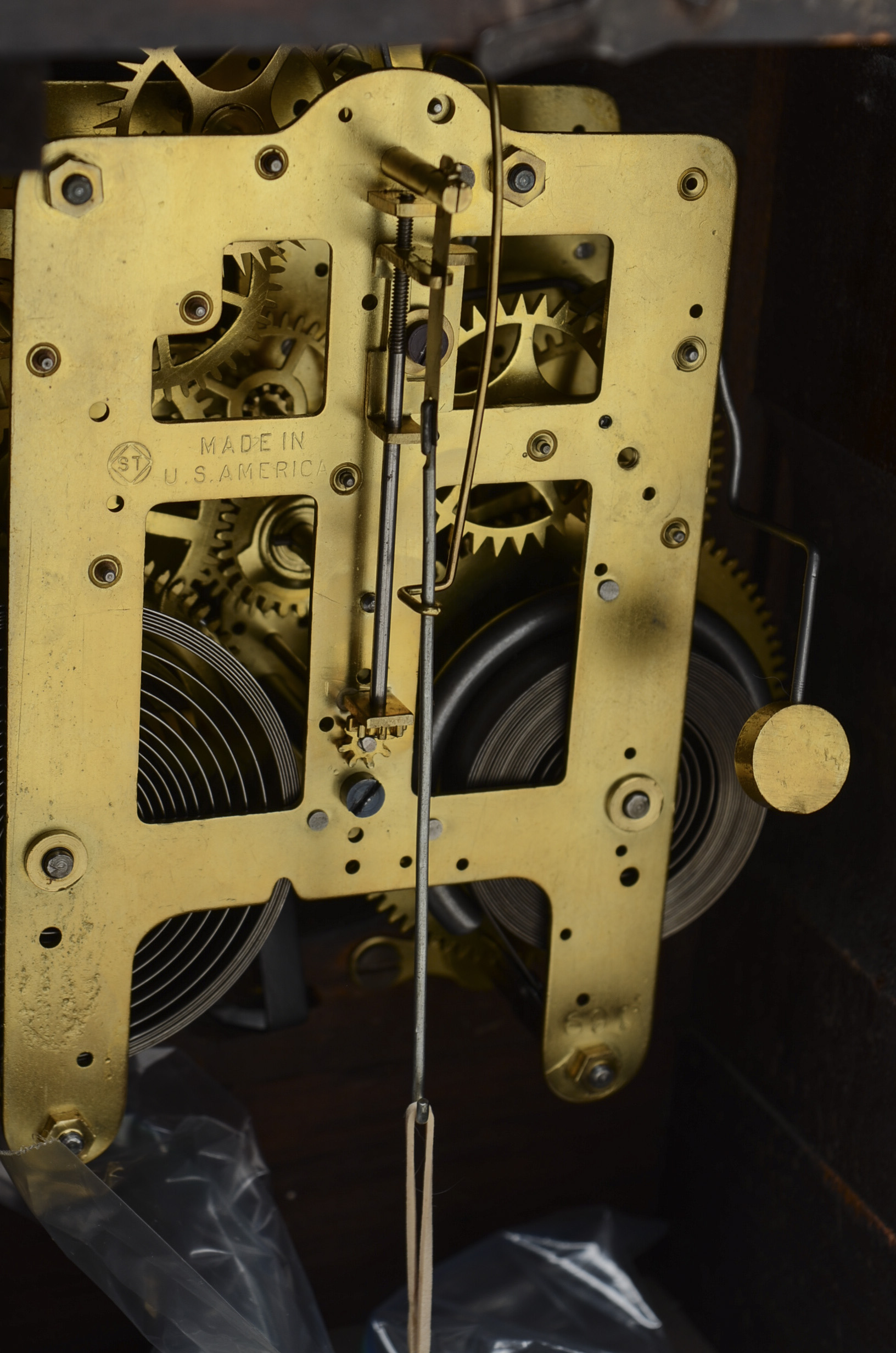 Mahogany Seth Thomas Eight Day Alarm Clock