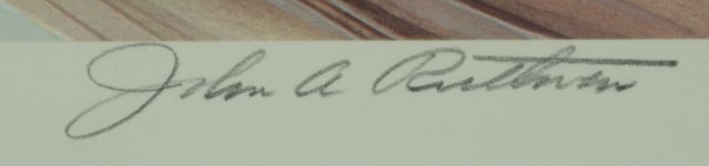 John Ruthven Signed Limited Edition Print "Mallard"