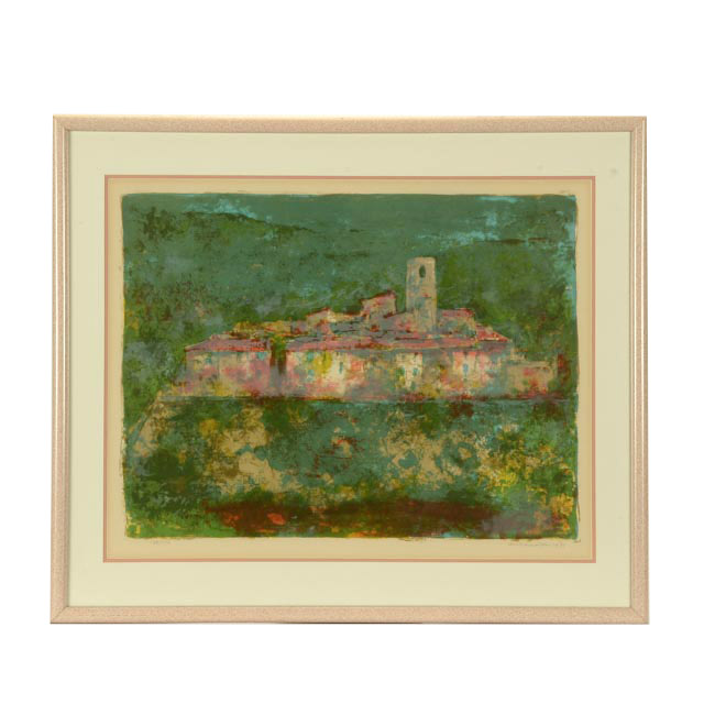 Vintage 1971 Signed Limited Edition Color Lithograph