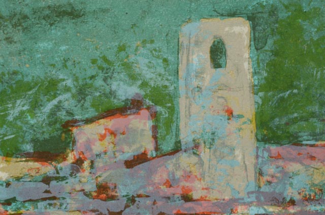 Vintage 1971 Signed Limited Edition Color Lithograph