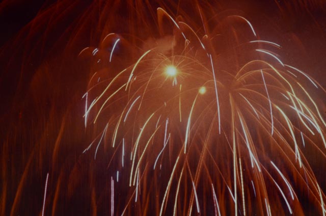 Framed Color Photograph of Riverfest, Cincinnati