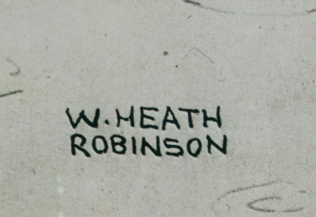 W. Heath Robinson Print "Spring Cleaning in Noah's Ark"