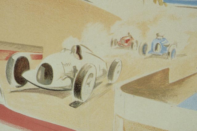 Reproduction Poster "Monaco 8 Aout 1937"