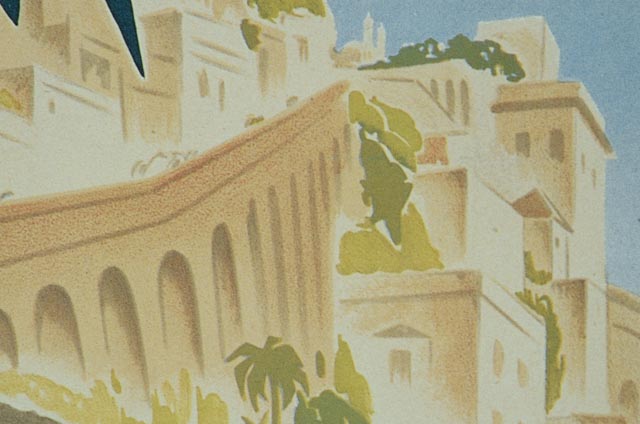 Reproduction Poster "Monaco 8 Aout 1937"