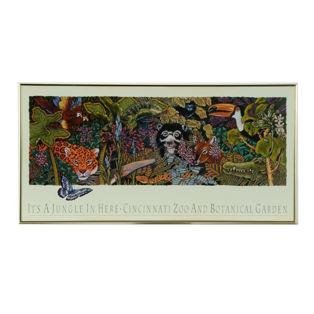 Cincinnati Zoo and Botanical Garden Poster "It's a Jungle in Here"
