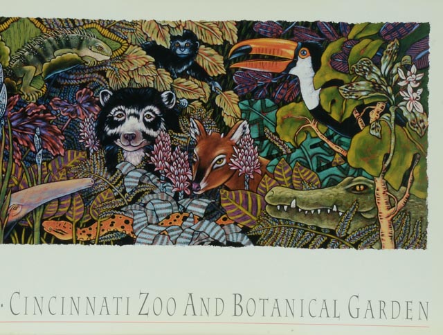 Cincinnati Zoo and Botanical Garden Poster "It's a Jungle in Here"