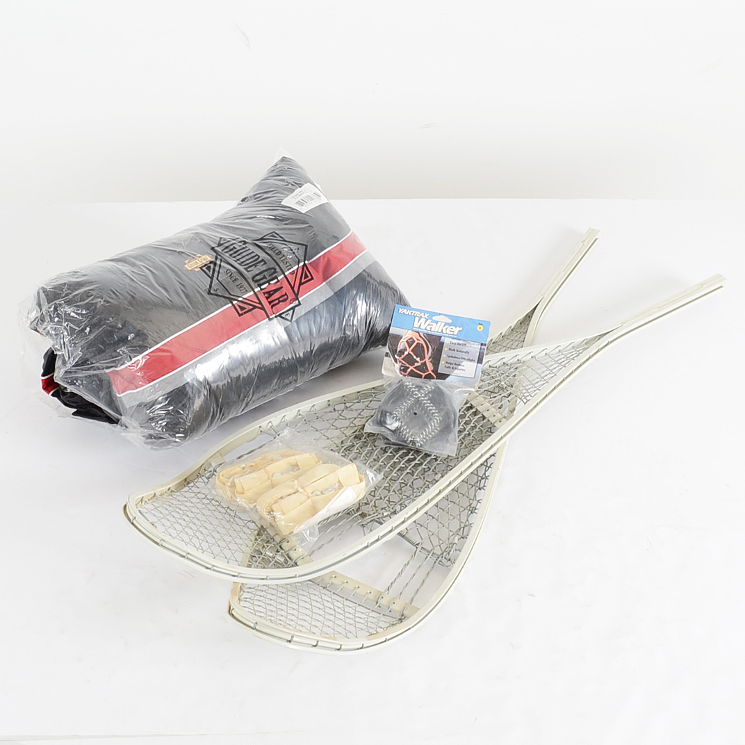 Snow Suit and Snowhoes