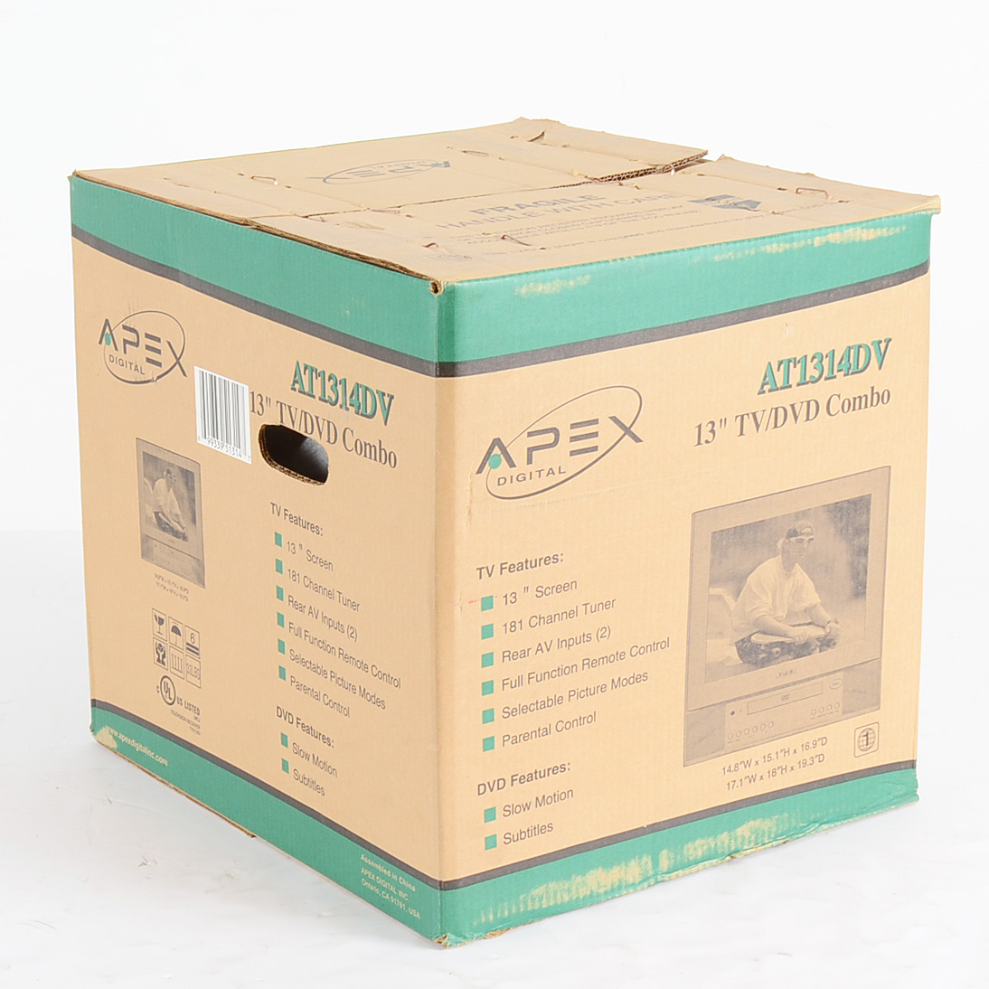 Apex Digital AT1314DV TV/DVD Combo