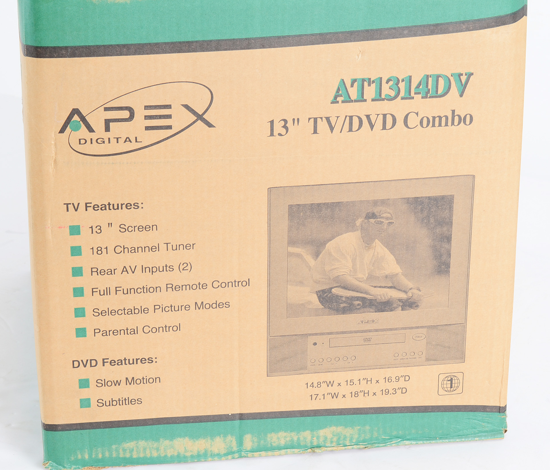 Apex Digital AT1314DV TV/DVD Combo