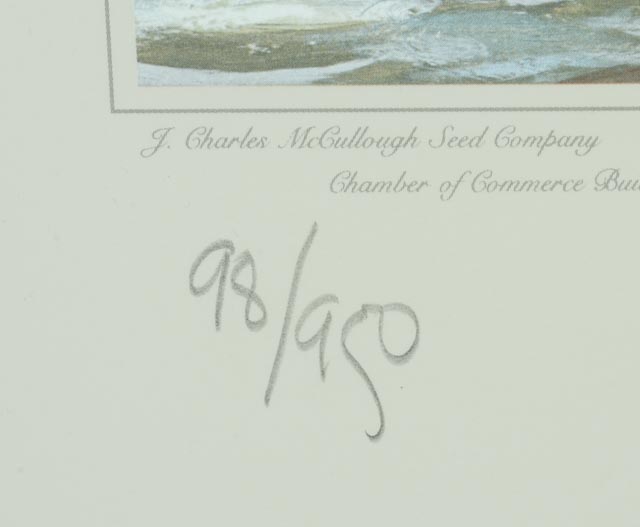 Michael Blaser Signed Limited Edition Print "The Public Landing: Cincinnati, 1900"