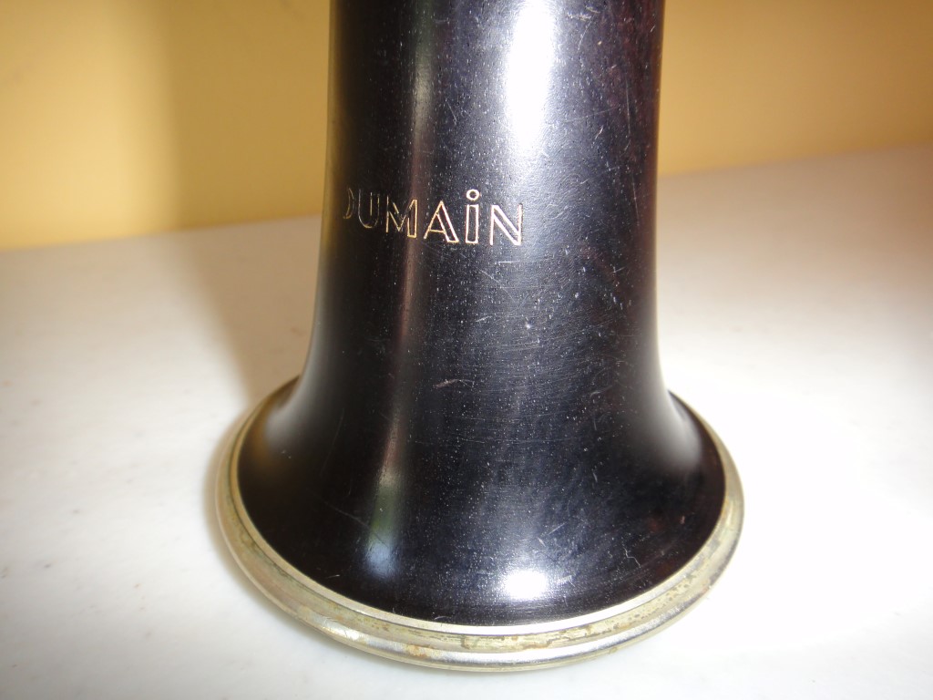Vintage Wood Clarinet Marked Dumain France