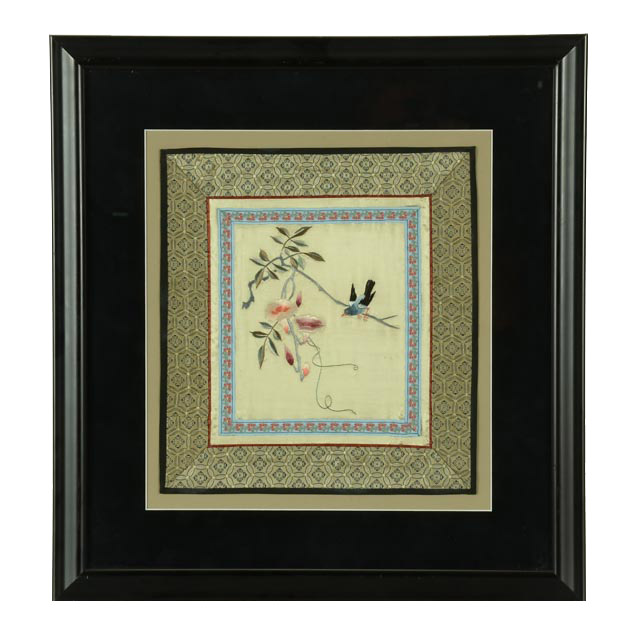 Framed Chinese Embroidery on Silk