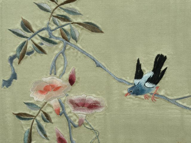 Framed Chinese Embroidery on Silk