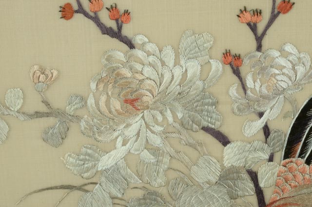 Hand-stitched Chinese Embroidery on Silk