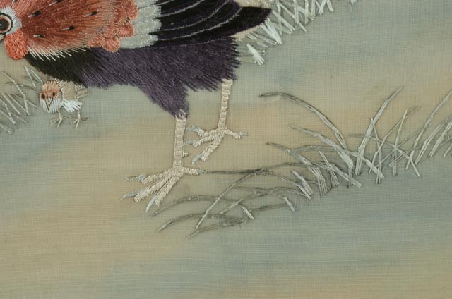 Hand-stitched Chinese Embroidery on Silk