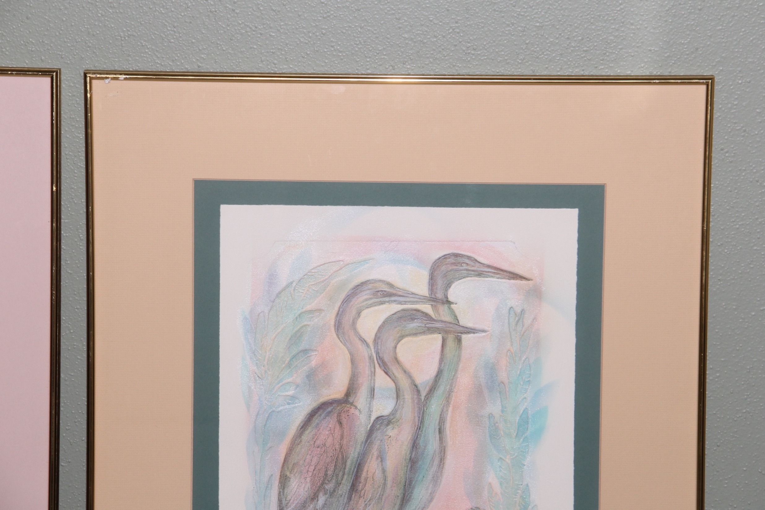 Pair of Mixed Media by D. Vickers