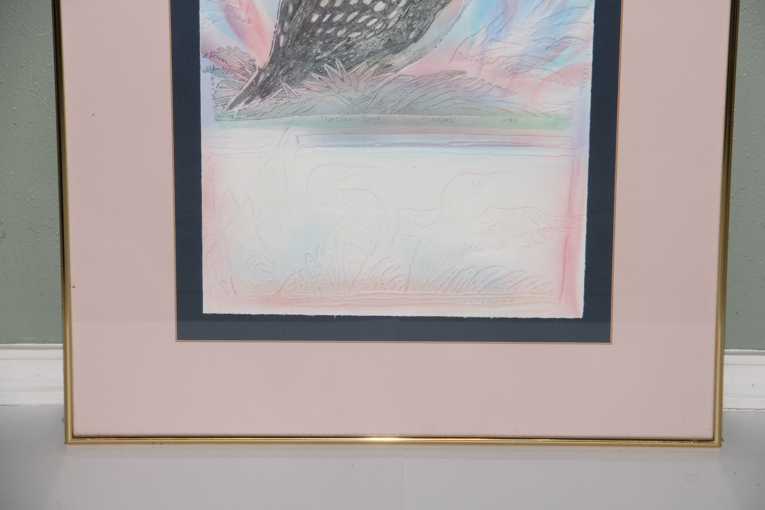 Pair of Mixed Media by D. Vickers