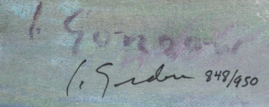 Photo Offset Lithograph after "The Picnic" by L. Gordon