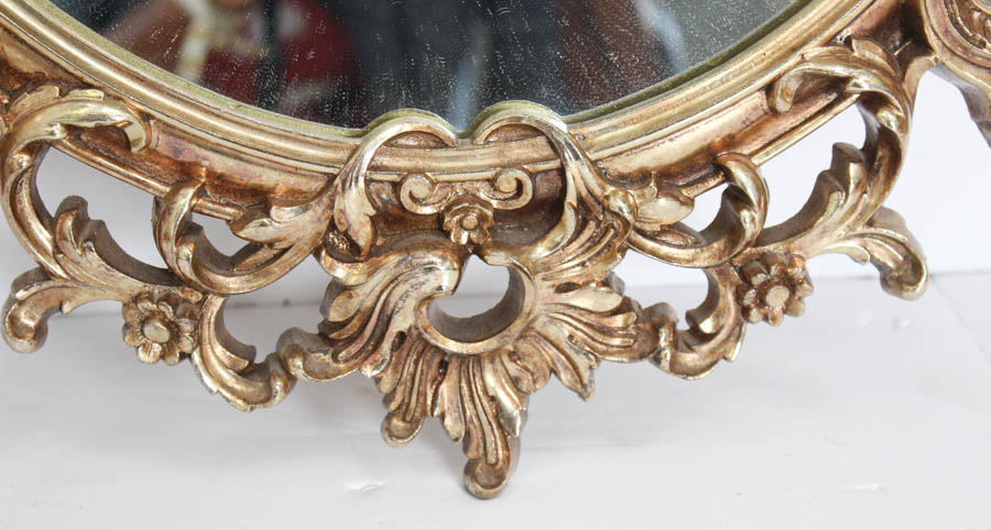 Framed Rococo Style Mirror